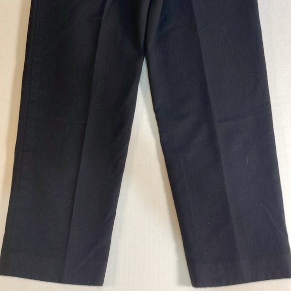 Talbots 100% Italian Wool Black Pants Made in USA Fully Lined‎ Trouser Size 4P - Picture 13 of 14